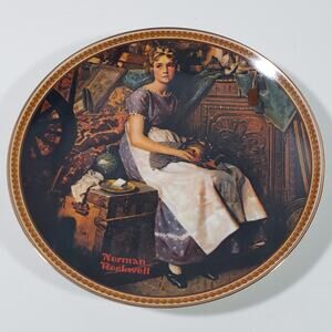 Rediscovered Women Collection Collector's Plate Knowles Norman Rockwell with Box
